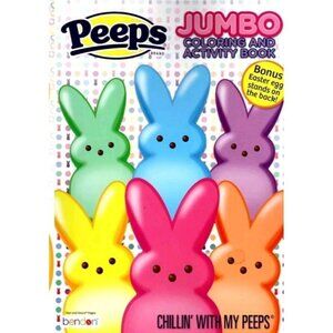 Peeps Jumbo Activity And Coloring Book NEW